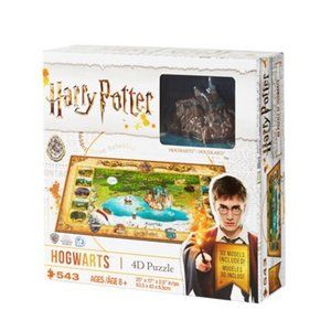 Puzzle - 4D Puzzle: Harry Potter: Mini Hogwarts - 543 Piece Puzzles